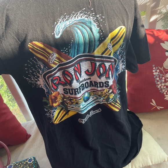 Vintage Rom Jon Surf Graphic T - Picture 2 of 3